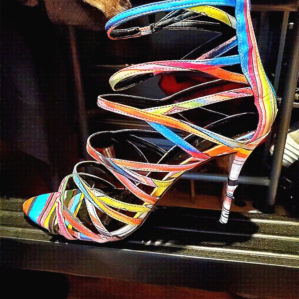 ALDO S 8 alcawein-Rainbow Women's Stilletos/Heel